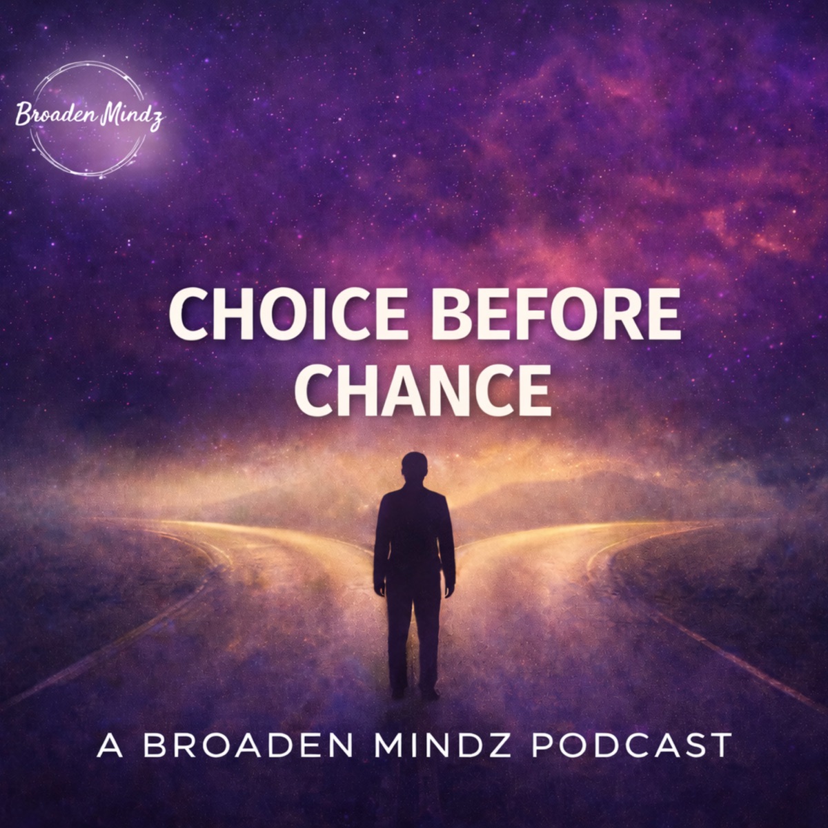 Choice Before Chance: A Broaden Mindz Podcast cover art.